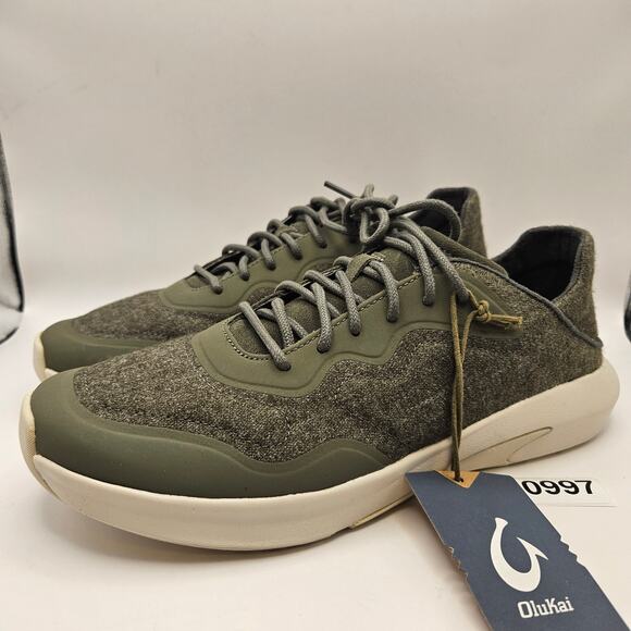 OLUKAI MEN\'S 9.5 KOHEO HULU DUSTY GREEN SNEAKER main image 7
